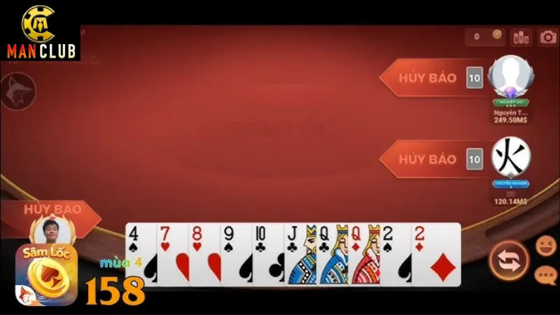 Cách chơi Sâm lốc Manclub cơ bản